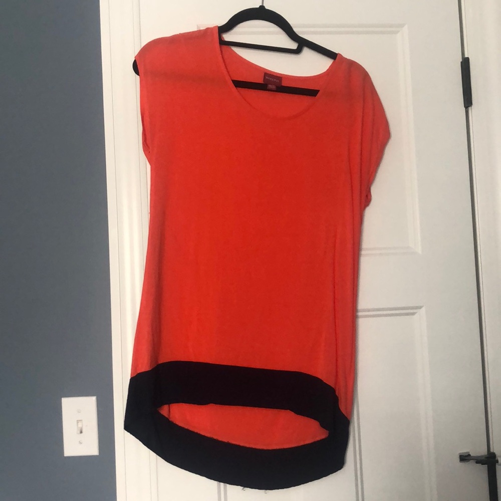 Merona Navy/Orange Top